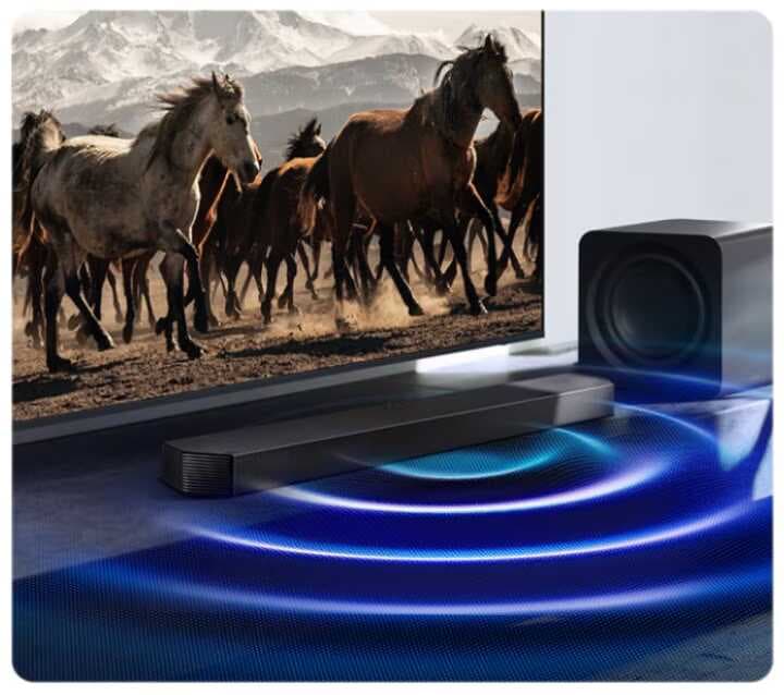 מקרן קול Samsung HW-Q800H ‏5.1.2 ערוצים עם סאב וופר Dolby Atmos | יבואן רשמי-משלוח מהיר