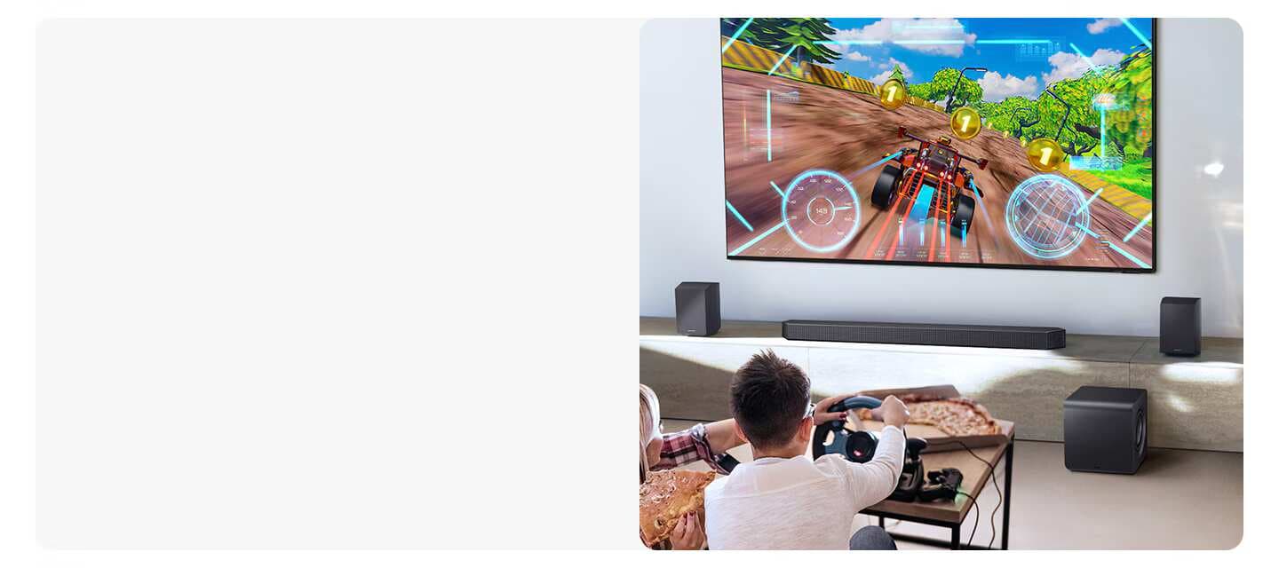 מקרן קול Samsung HW-Q930H ‏9.1.4 ערוצים Dolby Atmos עם סאב וופר ורמקולים אחוריים | יבואן רשמי-משלוח מהיר