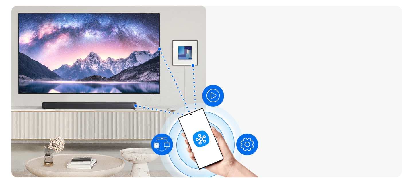 מקרן קול Samsung HW-Q930H ‏9.1.4 ערוצים Dolby Atmos עם סאב וופר ורמקולים אחוריים | יבואן רשמי-משלוח מהיר