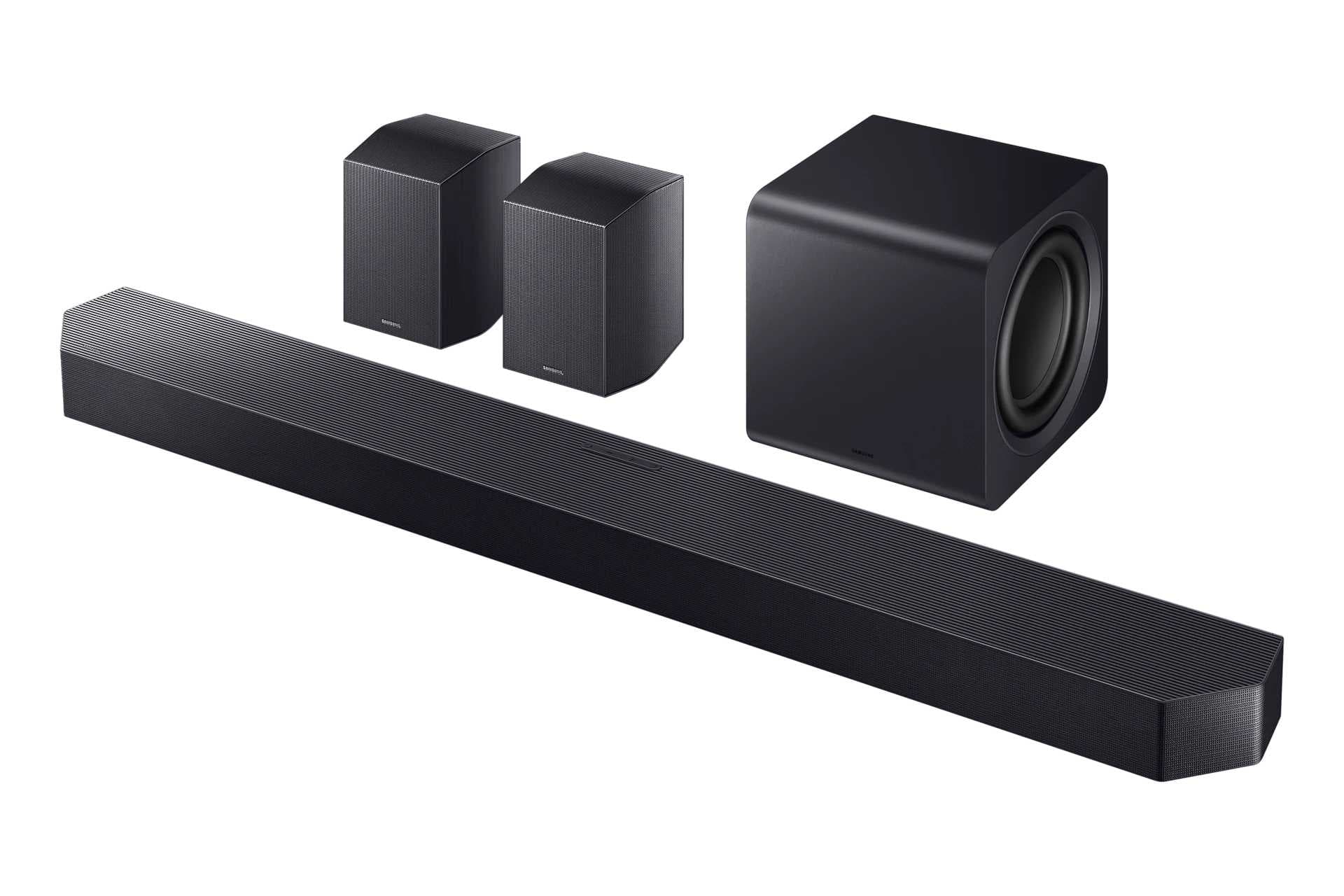 מקרן קול Samsung HW-Q990H ‏11.1.4 ערוצים Dolby Atmos עם סאבוופר ורמקולים אחוריים - יבואן רשמי משלוח מהיר