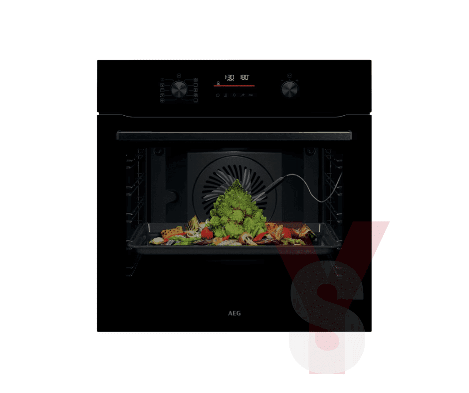 תנור אפייה בנוי 71 ליטר AEG OS6AB50AK שחור עם Food Sensor | תוצרת גרמניה | משלוח מהיר