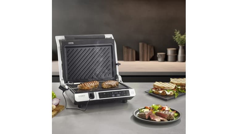 טוסטר לחיצה וגריל 3 ב-1 2000W עם מדחום ליבה CASO SteakMaster Pro - יבואן רשמי | משלוח מהיר