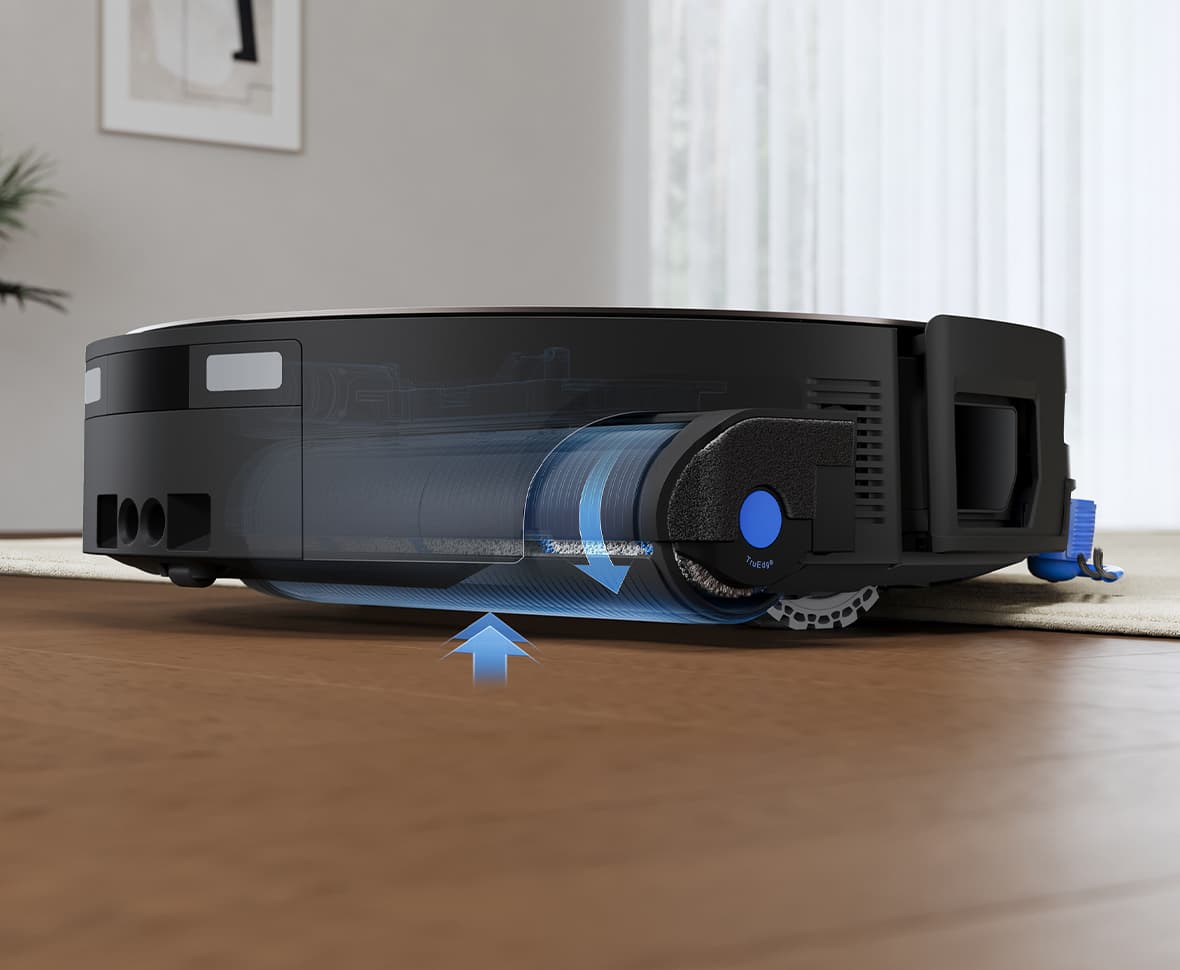 שואב שוטף רובוטי ECOVACS DEEBOT X12S OmniCyclone עם תחנת ריקון ללא שקיות