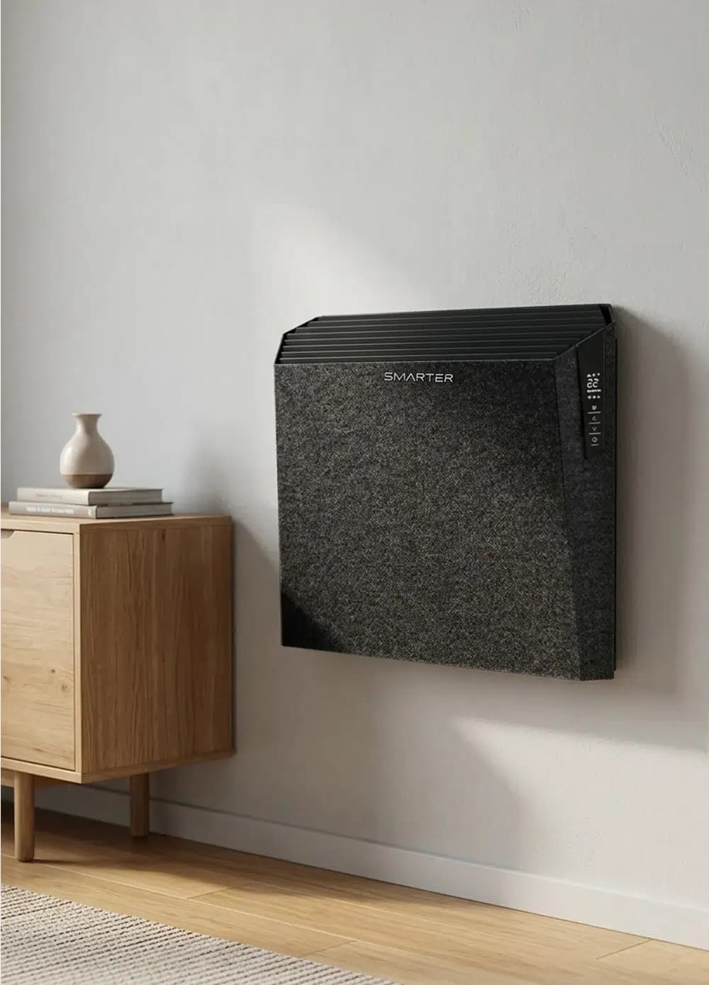 תנור חימום חשמלי חכם SMARTER Convector XT2000 ‏2000W בצבע שחור - יבואן רשמי