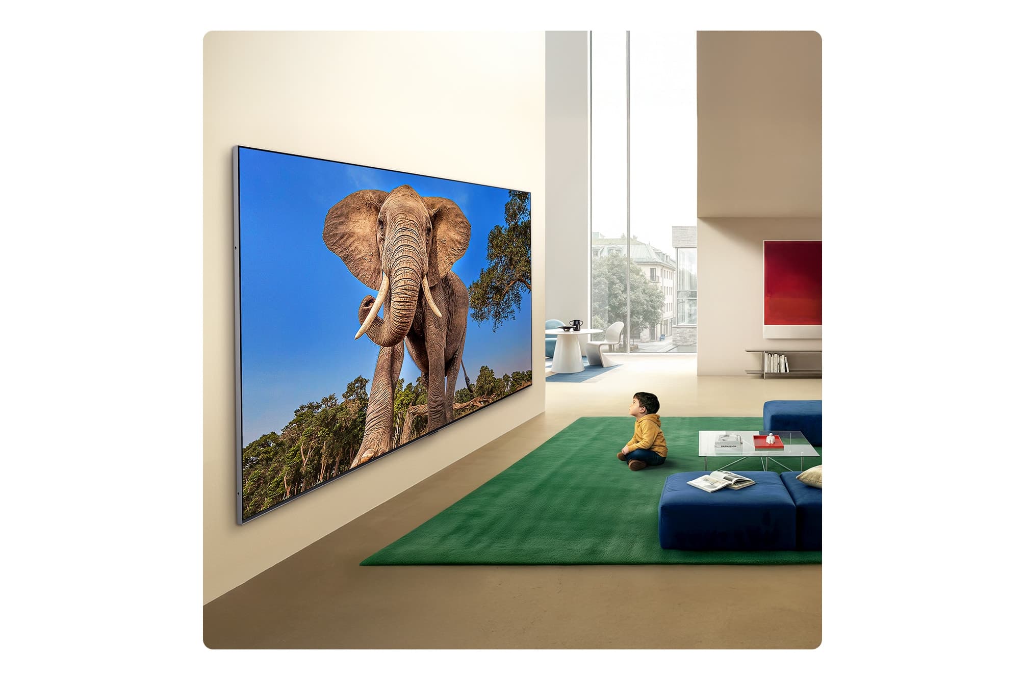 טלוויזיה חכמה 115 אינץ׳ LG 115QNED93B6 QNED evo AI MiniLED 4K - יבואן רשמי