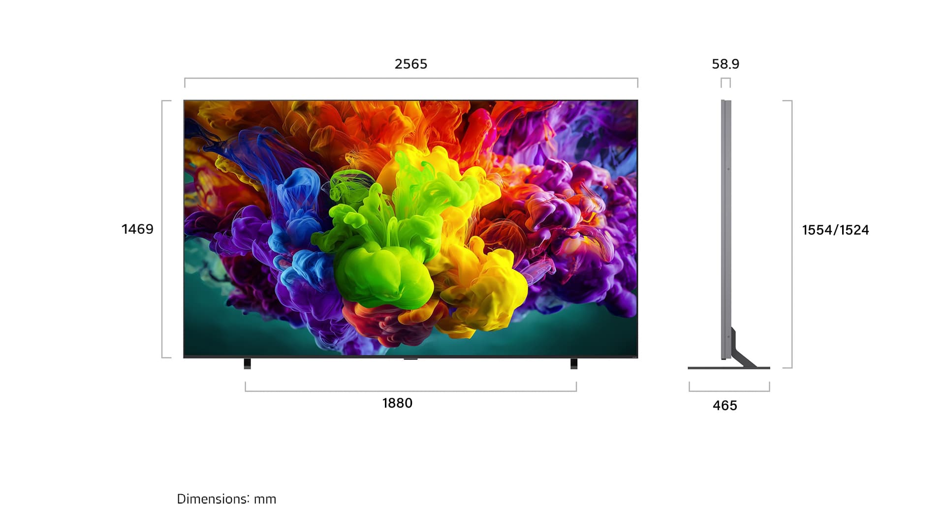 טלוויזיה חכמה 115 אינץ׳ LG 115QNED93B6 QNED evo AI MiniLED 4K - יבואן רשמי