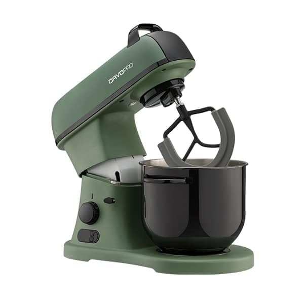 מיקסר מקצועי DAVO PRO DSM5746 Miláno בצבע בזיליקו עם קערת 7 ליטר מנוע 1800W ואביזר פסטה 3 ב־1 - יבואן רשמי | משלוח מהיר
