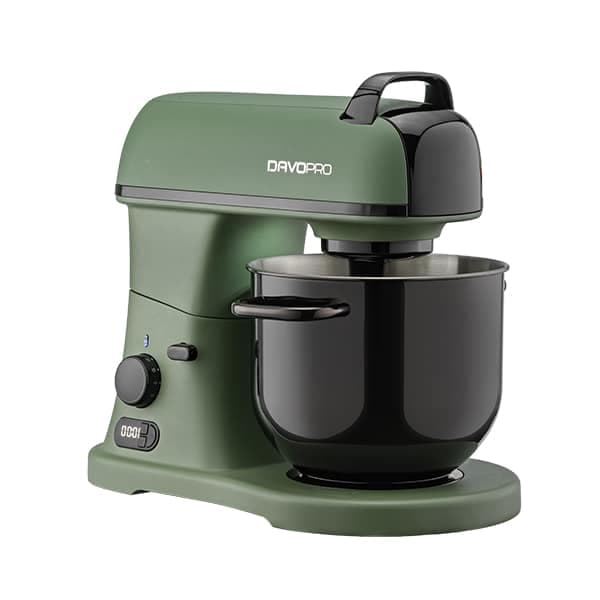 מיקסר מקצועי DAVO PRO DSM5746 Miláno בצבע בזיליקו עם קערת 7 ליטר מנוע 1800W ואביזר פסטה 3 ב־1 - יבואן רשמי | משלוח מהיר