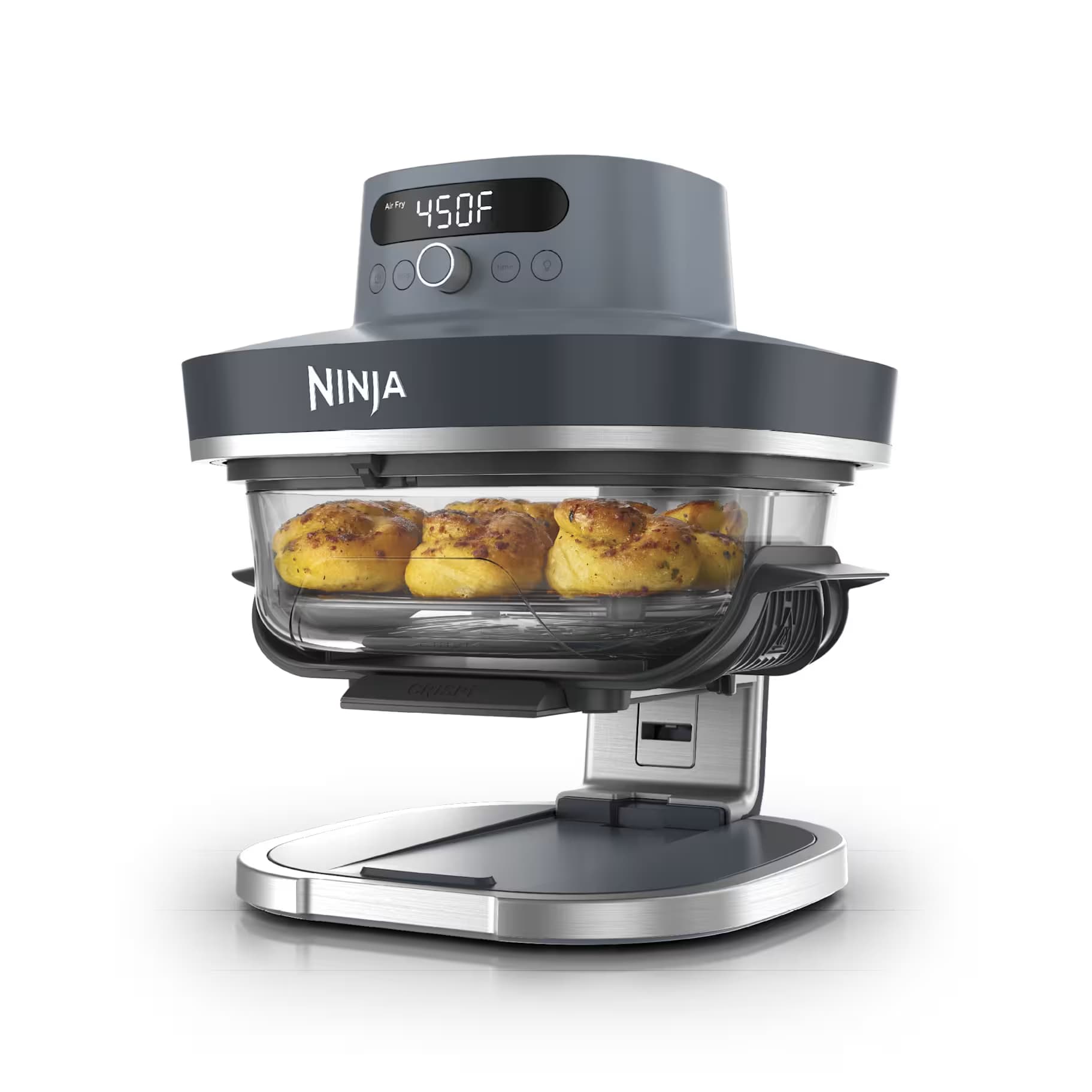 מערכת בישול וטיגון באוויר מזכוכית Ninja CRISPi PRO XL AS101EUCY ‏5.7+2.3 ליטר 2050W - יבואן רשמי | משלוח מהיר
