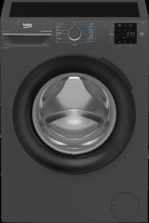 מכונת כביסה פתח קדמי 10 ק"ג Beko BK10320ATUM עם מנוע אינוורטר, EnergySpin, קיטור וסחיטה 1400 סל"ד - יבואן רשמי