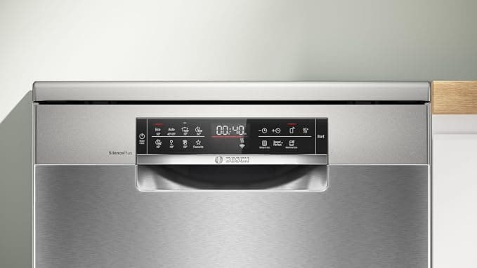 מדיח כלים Bosch SMS8ECI02E סדרה 8 תוצרת גרמניה נירוסטה, 14 מערכות כלים ופתיחת דלת אוטומטית
