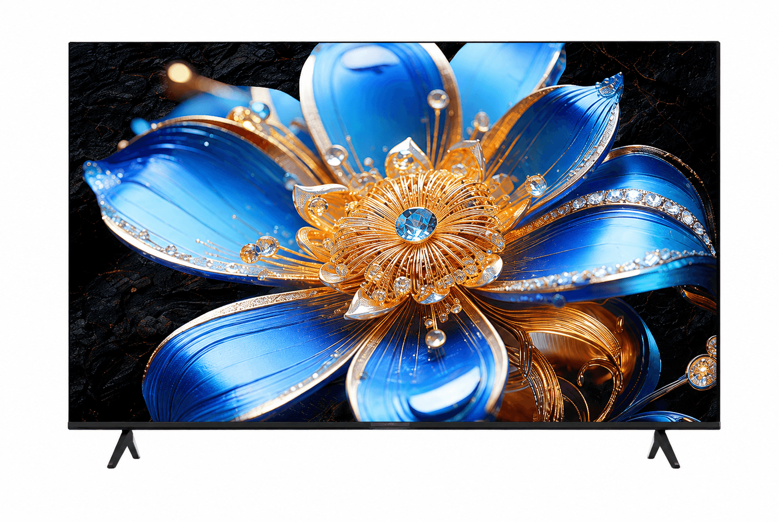 טלוויזיה חכמה 75 אינץ׳ TCL 75T6D עם מסך QLED 4K, מערכת Google TV ומעבד תמונה AiPQ - יבואן רשמי
