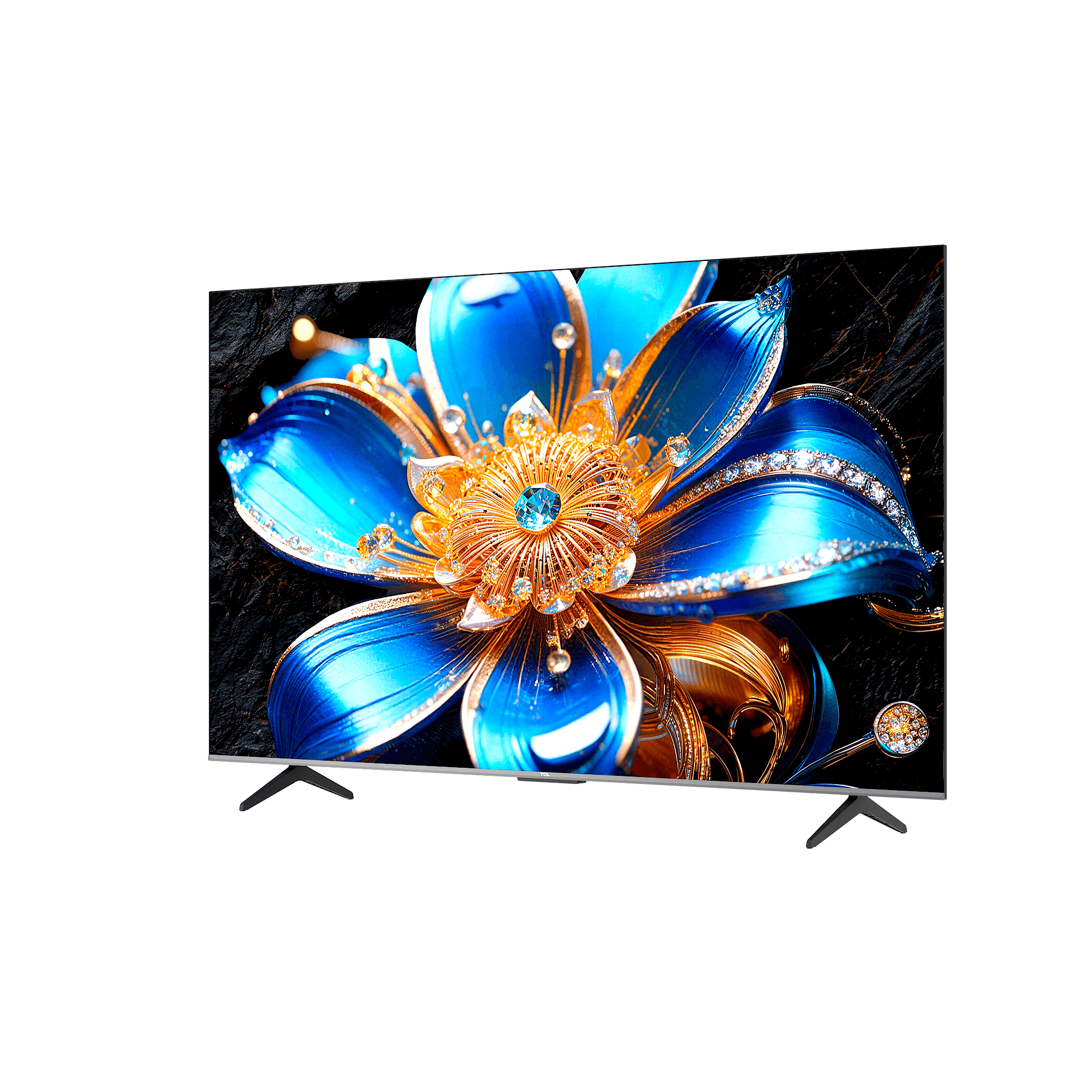 טלוויזיה חכמה 50 אינץ׳ TCL 50T6D עם מסך QLED 4K, מערכת Google TV ומעבד תמונה AiPQ - יבואן רשמי