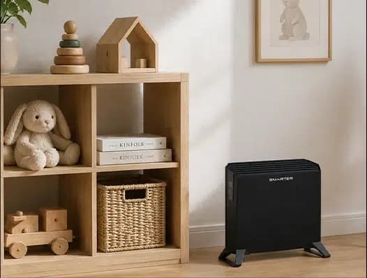 תנור חימום חשמלי חכם SMARTER Convector XT2000 ‏2000W בצבע שחור - יבואן רשמי