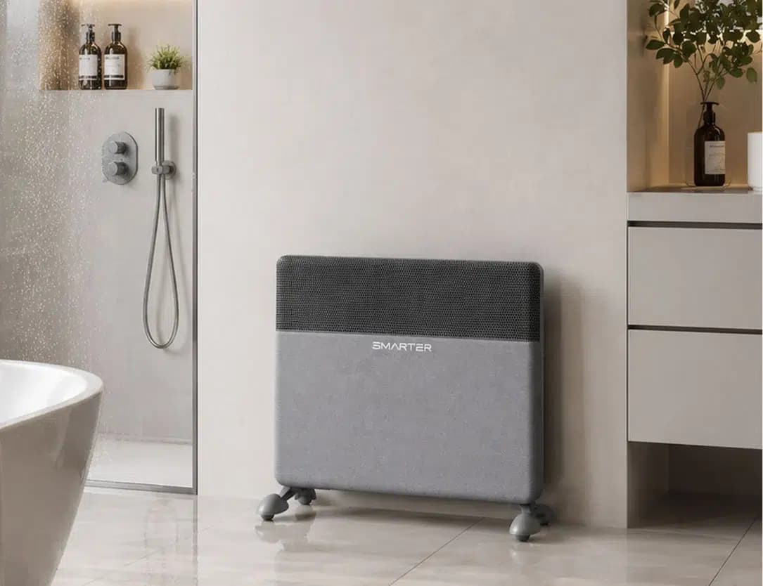 תנור חימום חשמלי חכם SMARTER Convector FA1000 ‏2000W בצבע אפור - יבואן רשמי