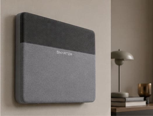תנור חימום חשמלי חכם SMARTER Convector FA1000 ‏2000W בצבע אפור - יבואן רשמי