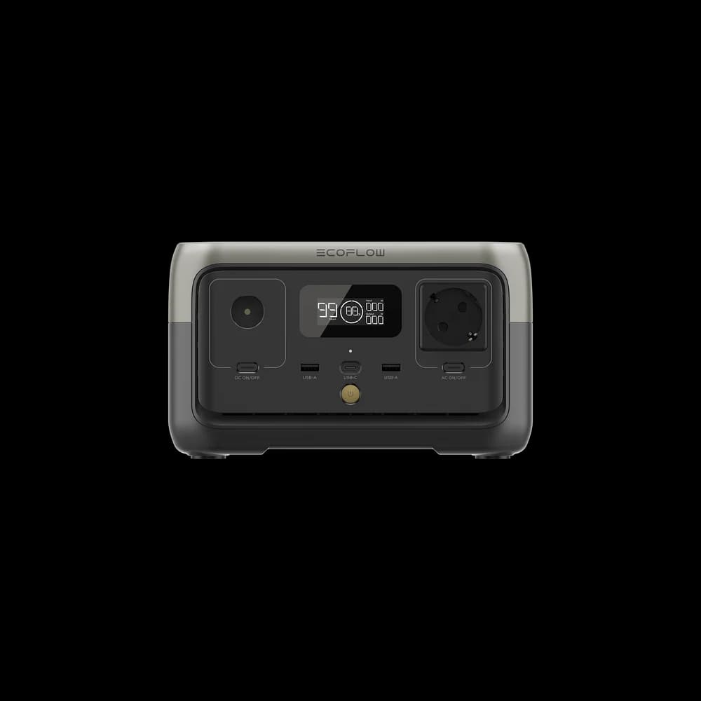 תחנת כוח ניידת EcoFlow RIVER 2 256Wh סוללת LiFePO4 טעינה מהירה ב־60 דקות X-Boost עד 600W | יבואן רשמי-משלוח מהיר