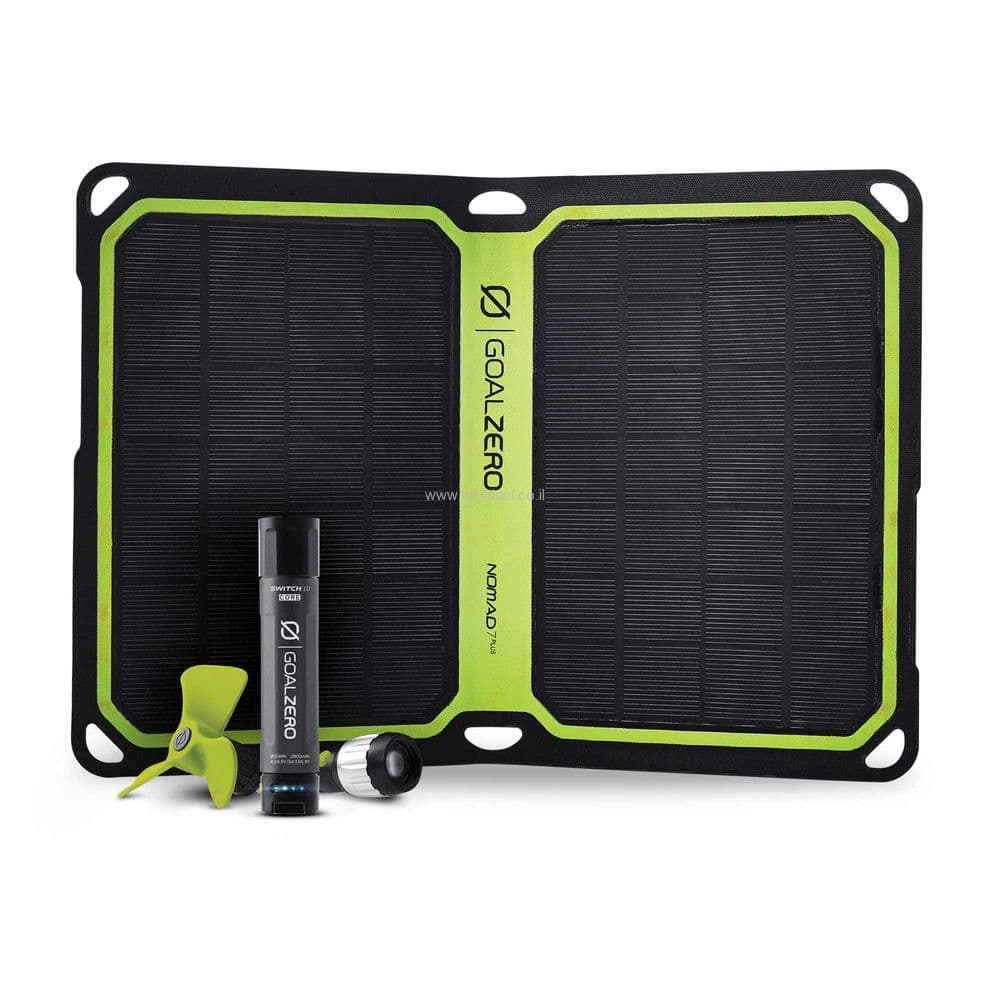 קיט מושלם לשטח GOALZERO דגם SWITCH 10 SOLAR KIT | משלוח מהיר