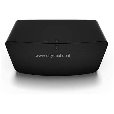 רמקול Sonos Five שחור – סאונד באיכות סטודיו עם Trueplay | יבואן רשמי