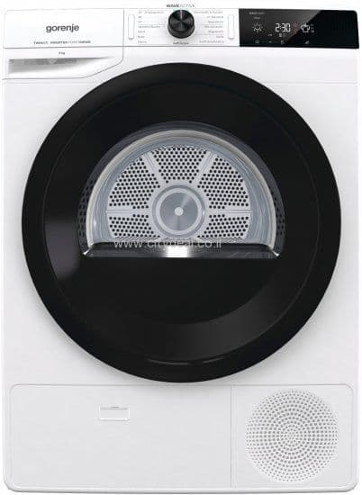 מייבש כביסה 9 ק״ג משאבת חום Gorenje DPE92 | חסכוני ושקט | TwinAir |