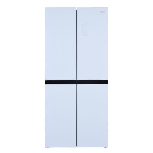מקרר 4 דלתות Haier HRF4494FW – בנפח 472 ליטר בגימור זכוכית לבנה | יבואן רשמי