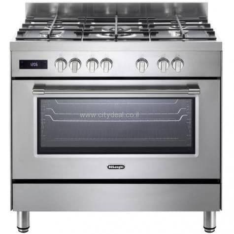 תנור משולב כיריים 90 ס"מ NDS950 DeLonghi יבואן רשמי
