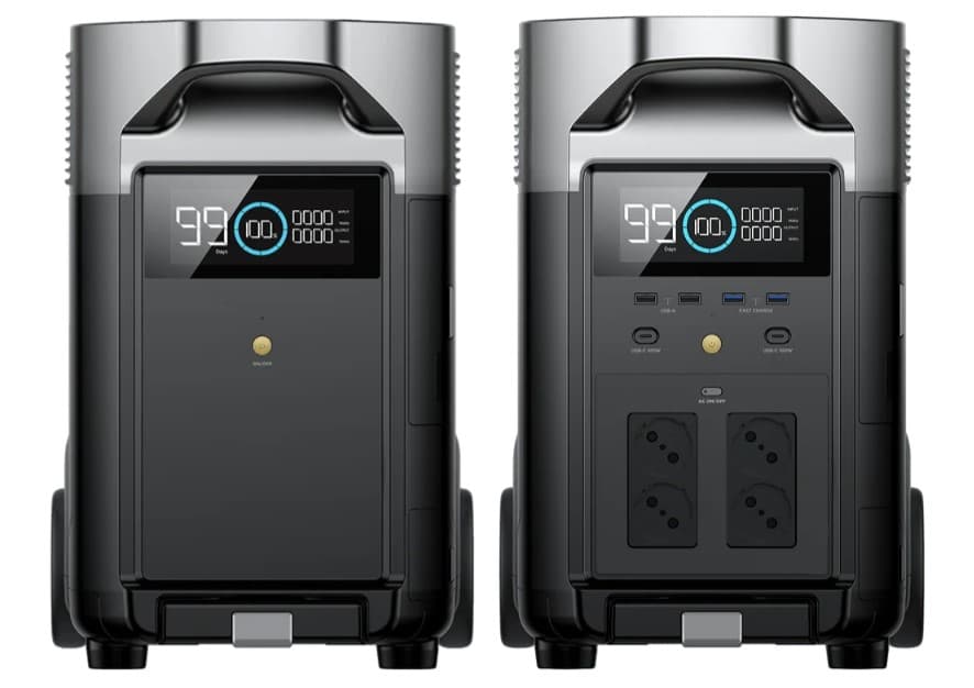 קיט תחנת כח ניידת ECOFLOW DELTA PRO 3600+ תא הרחבה