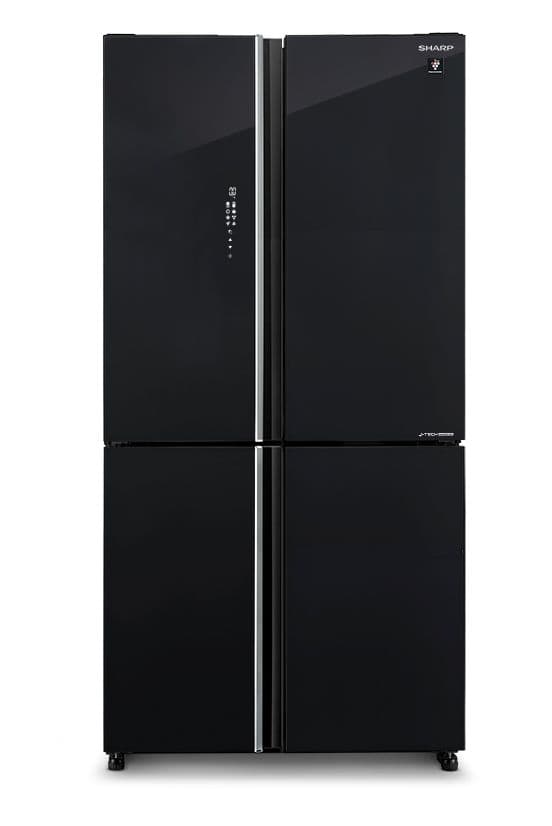 מקרר 4 דלתות שארפ Sharp SJ-FFSR89-BK מקפיא תחתון 572 ליטר NoFrost זכוכית שחורה - יבואן רשמי | משלוח מהיר