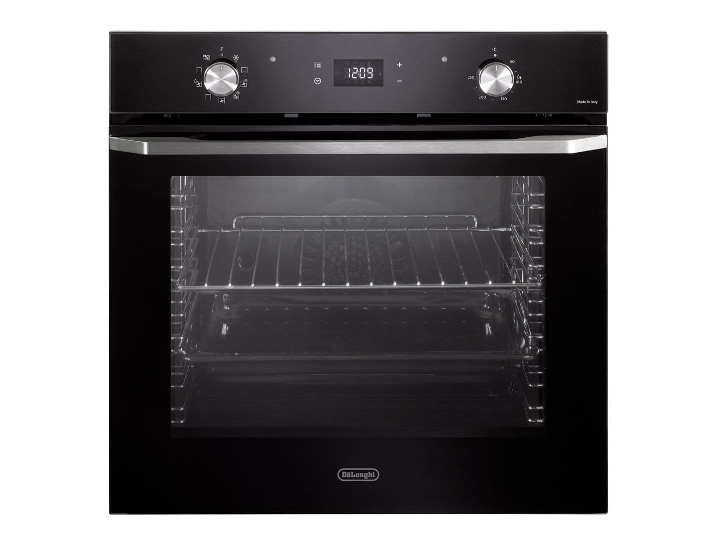 תנור בנוי 74 ליטר זכוכית מלאה שחורה DeLonghi דגם NSM9NL-IL יבואן רשמי