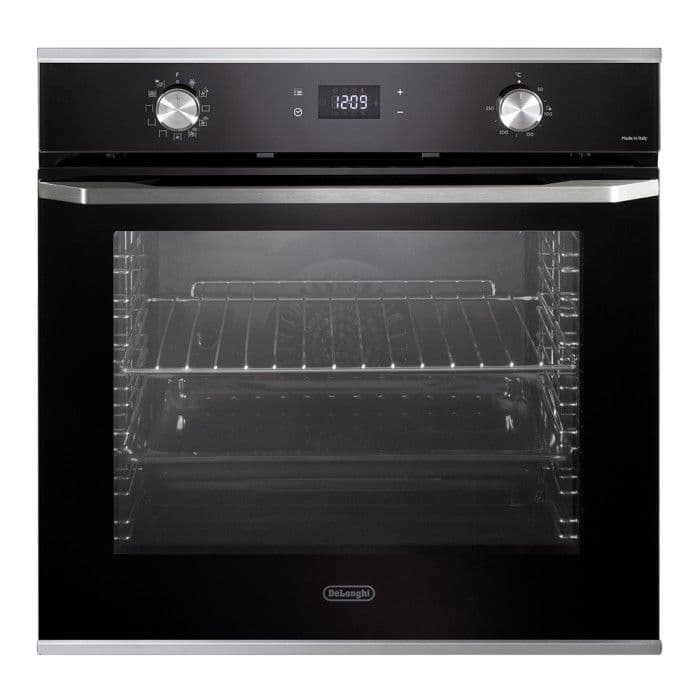 תנור בנוי 74 ליטר זכוכית מלאה שחורה DeLonghi דגם NSM11NL-IL יבואן רשמי