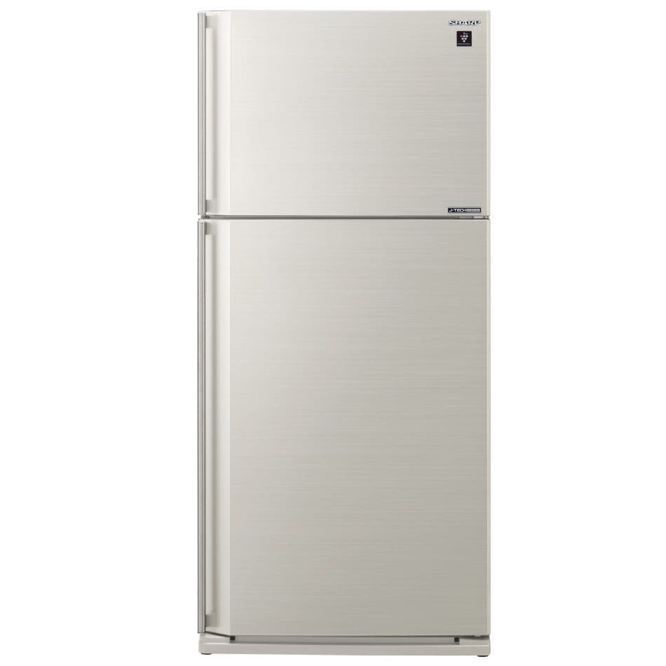 מקרר מקפיא עליון 2 דלתות Sharp SJ-3770SL שארפ 550 ליטר No Frost כסוף עם פיקוד שבת - יבואן רשמי | משלוח מהיר