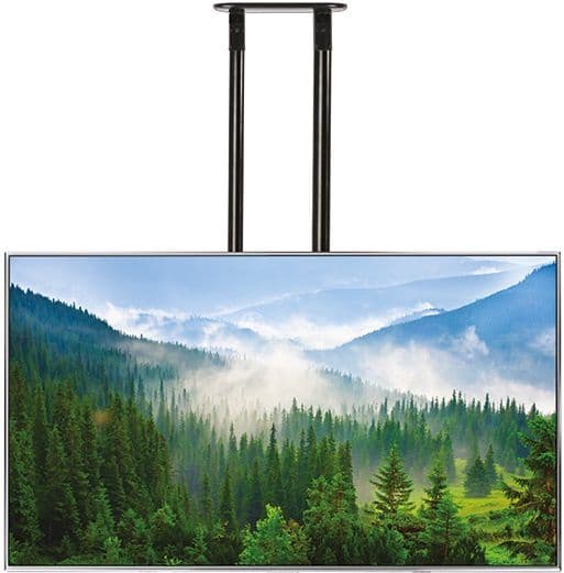 מתקן תלייה תקרתי באורך 2 מטר למסכים עד 120" B-TECH BT8448