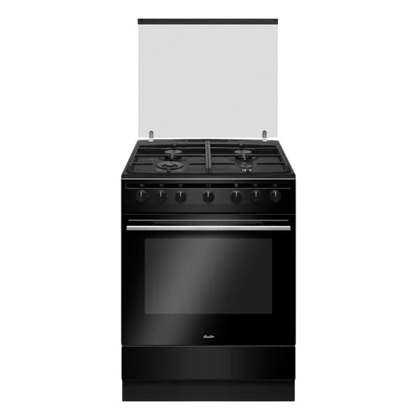 תנור משולב כיריים גז סאוטר SAUTER ELEGANT 4780B בצבע שחור | יבואן רשמי