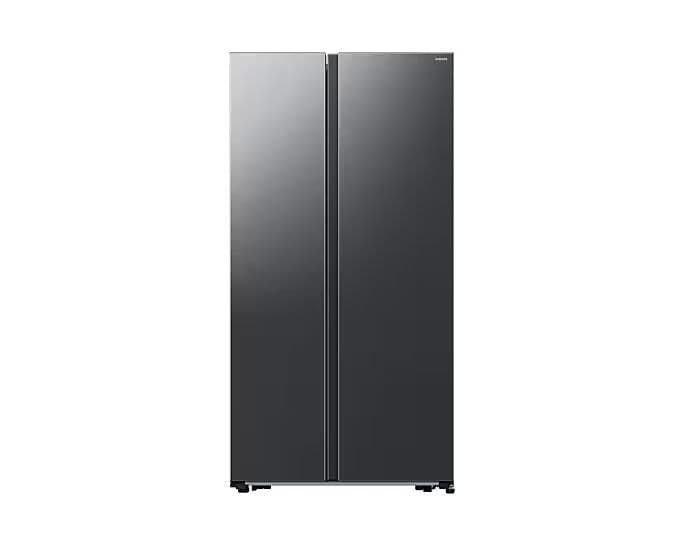 מקרר דלת ליד דלת 583 ליטר סמסונג Samsung RS57DG400 עם Space Max נירוסטה מושחרת | משלוח מהיר