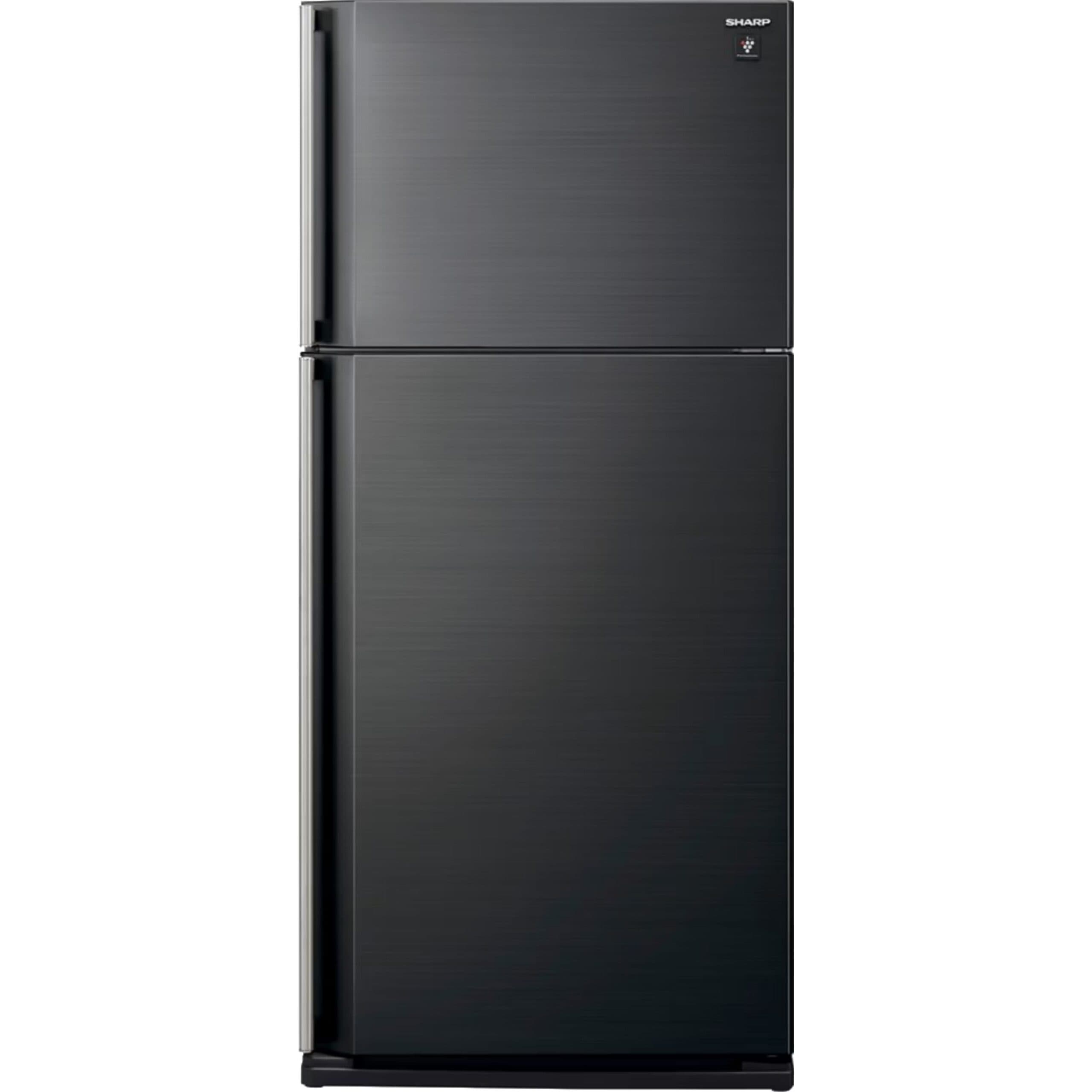 מקרר מקפיא עליון 2 דלתות Sharp SJ-3850-BK שארפ 588 ליטר No Frost שחור עם פיקוד שבת - יבואן רשמי