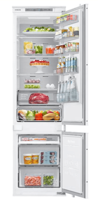 מקרר אינטגרלי מקפיא תחתון 298 ליטר SAMSUNG BRB80F30 עם NoFrost All-Around Cooling