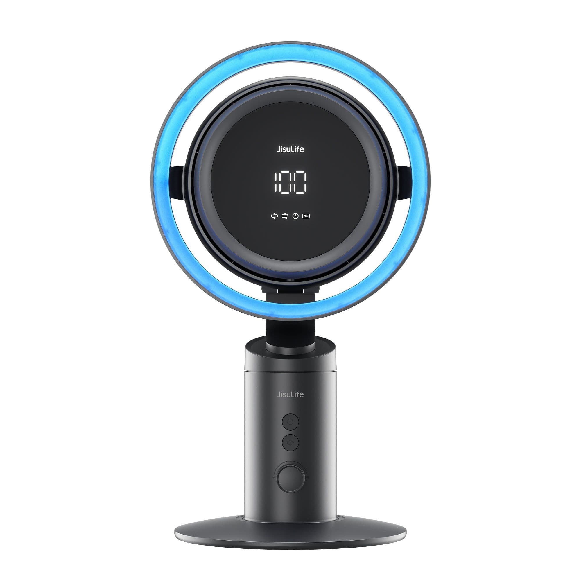 מאוורר שולחן טורבו JISULIFE Table Fan Pro3 – עם סינון H11 וסוללת 10000mAh | יבואן רשמי