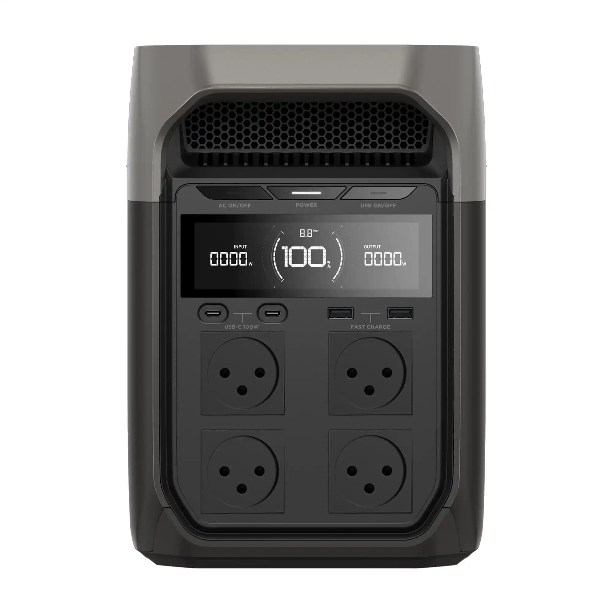 תחנת כוח ניידת EcoFlow DELTA 3 בהספק 1024Wh לבית ושטח | יבואן רשמי-משלוח מהיר