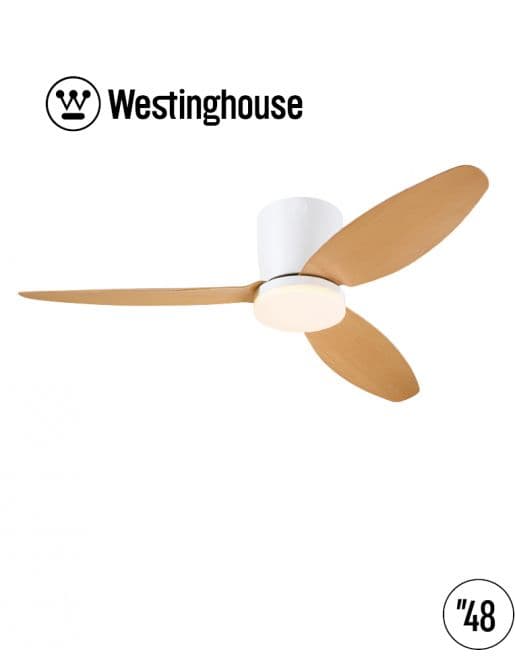 מאוורר תקרה בגודל 48" WESTINGHOUSE CARLA 73242 ווסטינגהאוס כולל שלט ותאורת לד - יבואן רשמי | משלוח מהיר