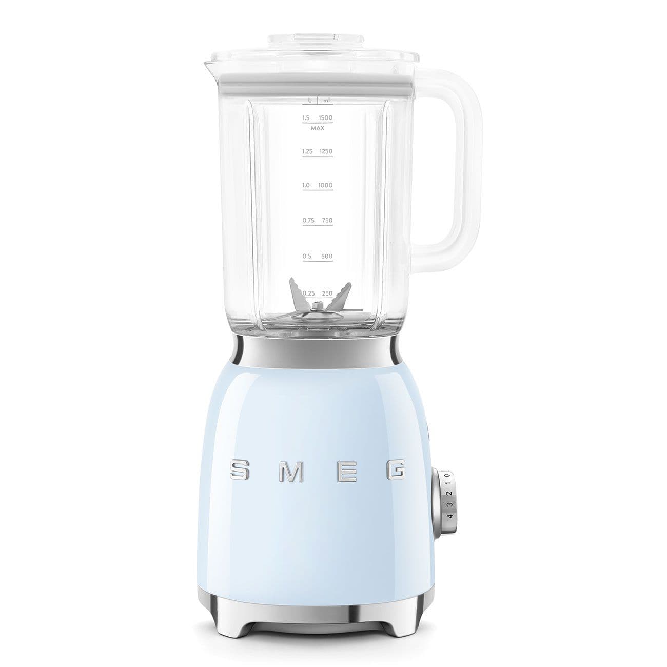 SMEG BLF03PBEU – בלנדר רטרו 800W עם קנקן Tritan בנפח 1.5 ל' סמג בצבע כחול