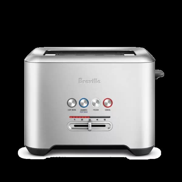 Breville BTA720BSS – מצנם חכם לשתי פרוסות עם בדיקת קלייה בזמן אמת והשלמת השחמה | יבואן רשמי