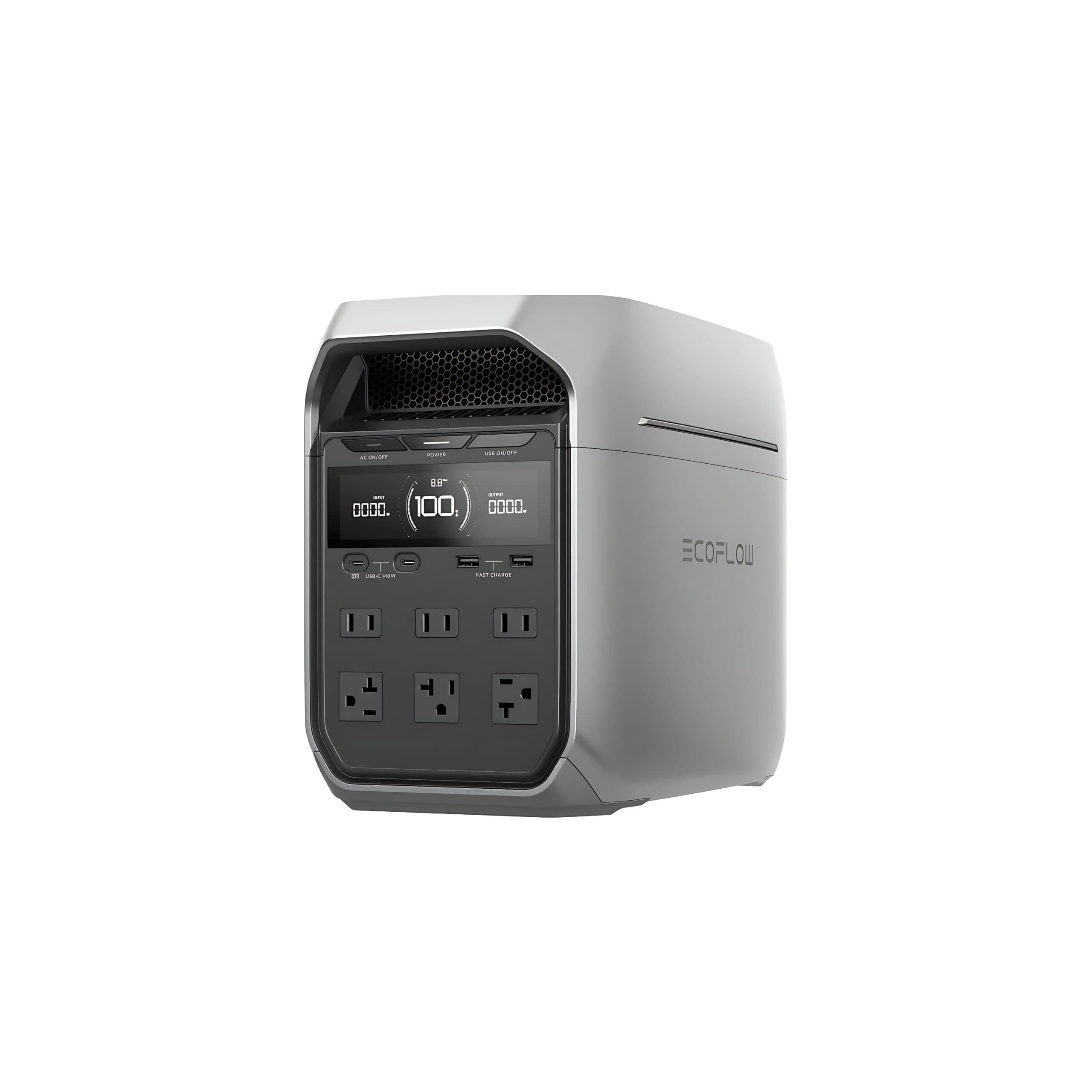 תחנת כוח ניידת EcoFlow Delta 3 Plus בהספק 1024Wh עם UPS לגיבוי חשמל מיידי | יבואן רשמי-משלוח מהיר