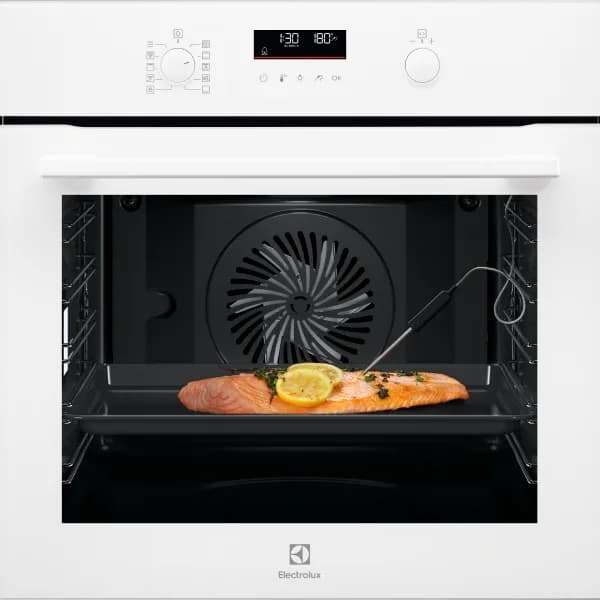 תנור פירוליטי בנוי Electrolux EOP7422V SenseCook אלקטרולוקס לבן 71 ליטר תוצרת גרמניה יבואן רשמי