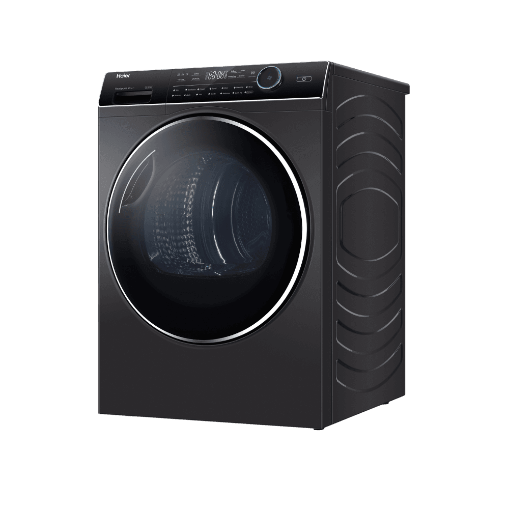 מייבש כביסה Haier HD90A2979S האייר 9 ק"ג משאבת חום Heat Pump שחור - יבואן רשמי
