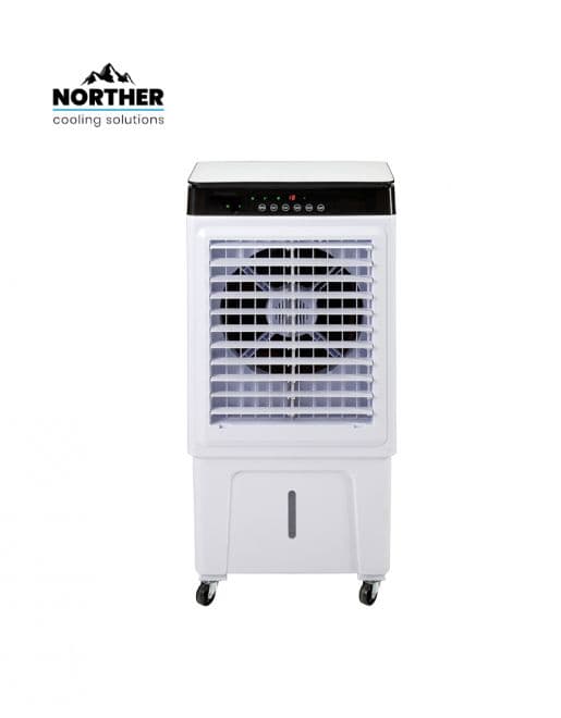 מצנן אוויר דיגיטלי NORTHER TURBINE 50L NT-TURBINE160W-50L-RC מנוע 160W כולל שלט וזיכרון מובנה | יבואן רשמי