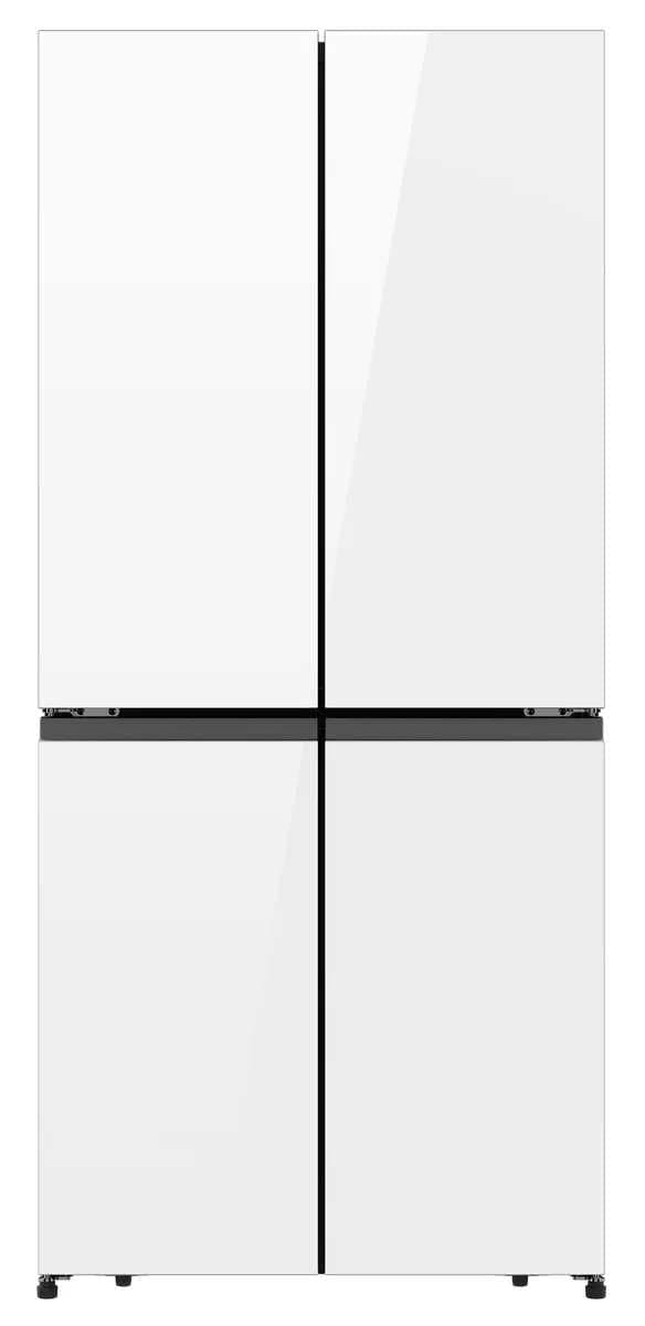 Hisense RQ581WG – מקרר 4 דלתות זכוכית לבנה 483 ליטר עם Inverter ו-No Frost | יבואן רשמי