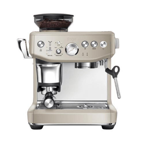 מכונת קפה טוחנת Sage SES876ALM בצבע קרם שקד Barista Express Impress - יבואן רשמי | משלוח מהיר