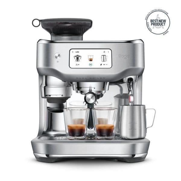 מכונת קפה מקצועית Sage the Oracle Dual Boiler SES995BSS בצבע נירוסטה מוברשת - יבואן רשמי | משלוח מהיר