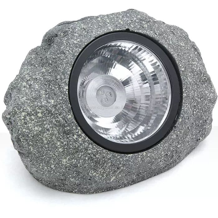 תאורת גינה סולארית דגם אבן 3W 1800Mah אור חם 200*160*160MM | דגם RLO-STT-03