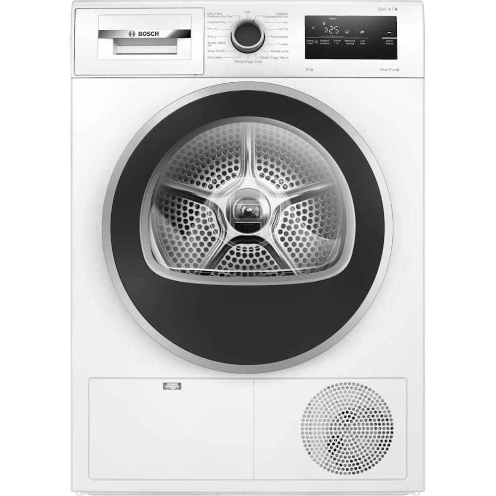 מייבש כביסה עם משאבת חום 8 ק"ג Bosch Serie 4 WTH85225